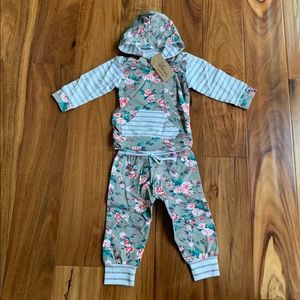 Light weight hoodie and pants 12 month girls
